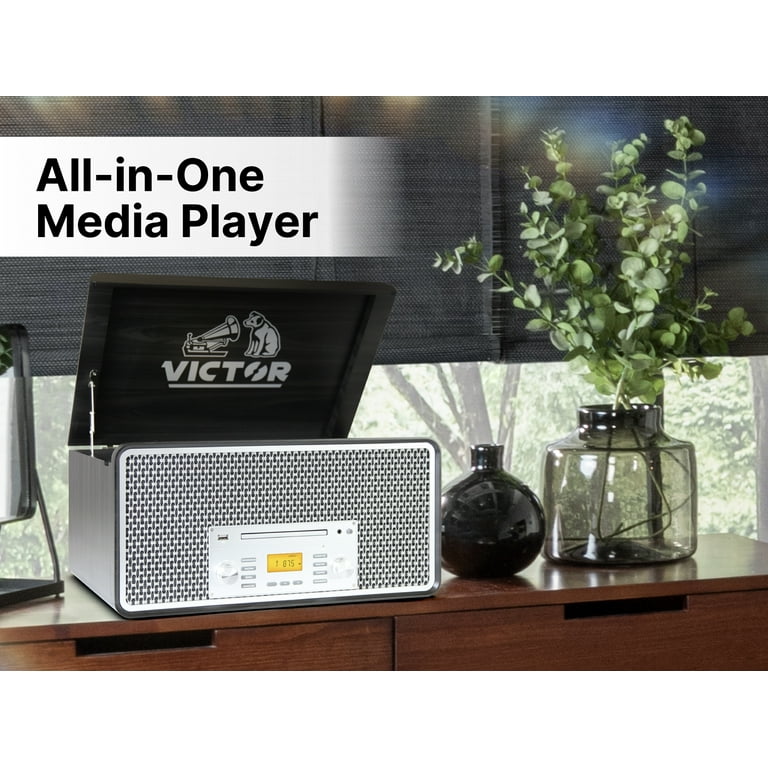 Victor, Monument 8-in-1 Turntable Music Center, VWRP-5000