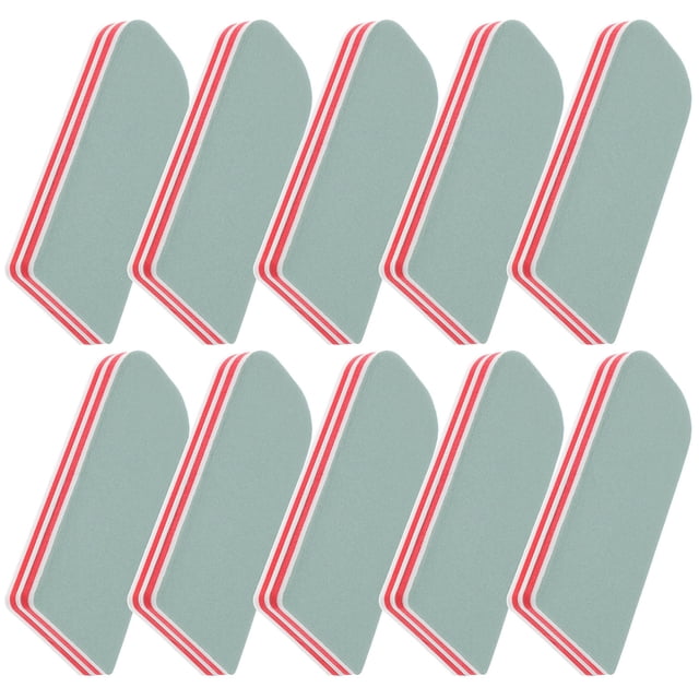 CHICHUMID Nail Buffing Blocks 10Pcs EVA Rectangular Shape for Diy Projects Home Use and Professional Use 3.3X1.7X0.3In