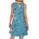 thumbnail image 4 of Vestido maxi largo con estampado de bolsillo informal con letras sin mangas y cuello redondo para mujer OAVQHLG3B Store lin121212, 4 of 5