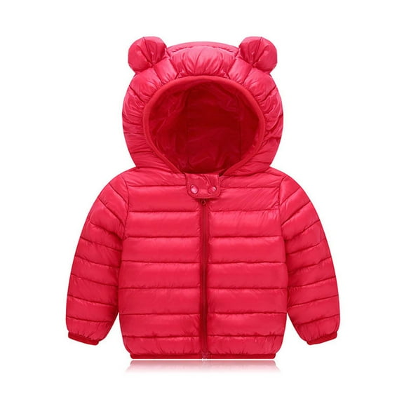 Savings Clearance 2024! TAGOLD Kids Coats Fashion Kids Coat Boys Girls Thick Coat Padded Winter Jacket Clothes Down Jacket