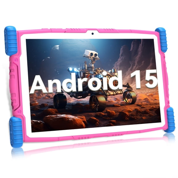 Android tablet,10" Android Kids Tablet 8GB 64GB, Kid-Proof Case with Kickstand, Quad-Core 1.6