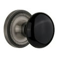 thumbnail image 4 of Nostalgic Warehouse Ropblk_Prv_234_Nk Black Porcelain Solid Brass Privacy Door Knob Set -, 4 of 7