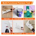 thumbnail image 2 of Stainless Steel Paint Scraper Tools, Drywall Knife Set for Removing Wallpaper, Repairing Drywall, Applying Putty, 2 of 7