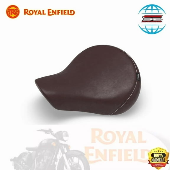 BLACK TOURING PASSENGER SEAT FOR ROYAL ENFIELD METEOR 350