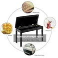 thumbnail image 5 of Gymax PU Leather Piano Keyboard Bench Padded Cushion Double Seat Storage, 5 of 6