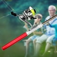 thumbnail image 3 of 1.4M Pocket Collapsible Outdoor Fishing Rod Mini Pen Shape Pole with Reel Wheel, 3 of 8