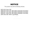 thumbnail image 2 of Genius Front Rear Coated Disc Brake Rotors Kit for Car Volvo S40 C30 V50 C70 KG-101068, 2 of 9