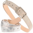 thumbnail image 3 of 2 cinturones de mujer con purpurina, de cuero, decorativos para vaqueros., 3 of 8