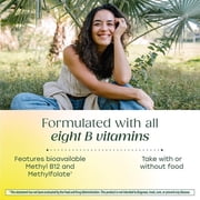 MegaFood Balanced B Complex - 8 B Vitamins - Vitamin B6 & B12 - Vegan - 30 Servings