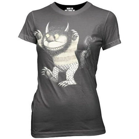 Where the Wild Things Are Wild Thing Adult Charcoal T-shirt