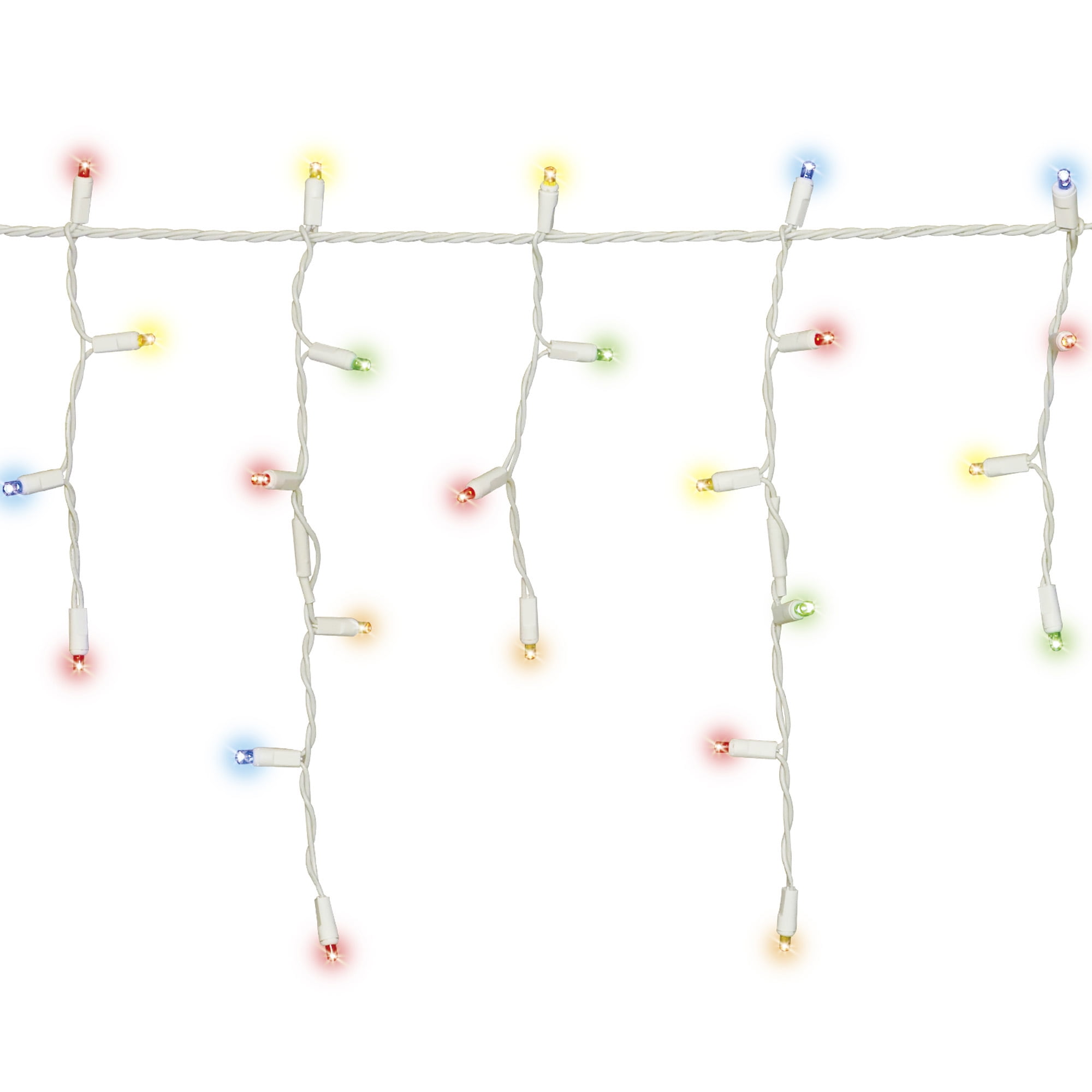 Holiday Time 200Count Multicolor LED HighDensity Icicle Christmas