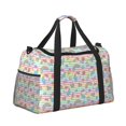 thumbnail image 2 of Balery Cute Unicorn Bolsa de Gimnasio para Mujeres, Bolsa de Viaje con Bolsillo Húmedo, Bolsa de Fin de Semana para Mujeres, Bolsa de Viaje Resistente al Agua, 2 of 7