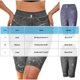 thumbnail image 3 of mfyjkho Pantalones Cortos De Entrenamiento Para Mujer, Leggings De Yoga De Moda Para Mujer, Para Fitness, Correr, Gimnasio, Deportivos, Estampados, Para Mujer, Pantalones Cortos De Media Pierna L, 3 of 7