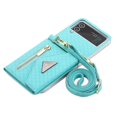 thumbnail image 3 of Wallet Case Compatible With Galaxy Z Flip 4, Crossbody Lanyard Pu Leather Protective Cover With Card Slots, 3 of 5
