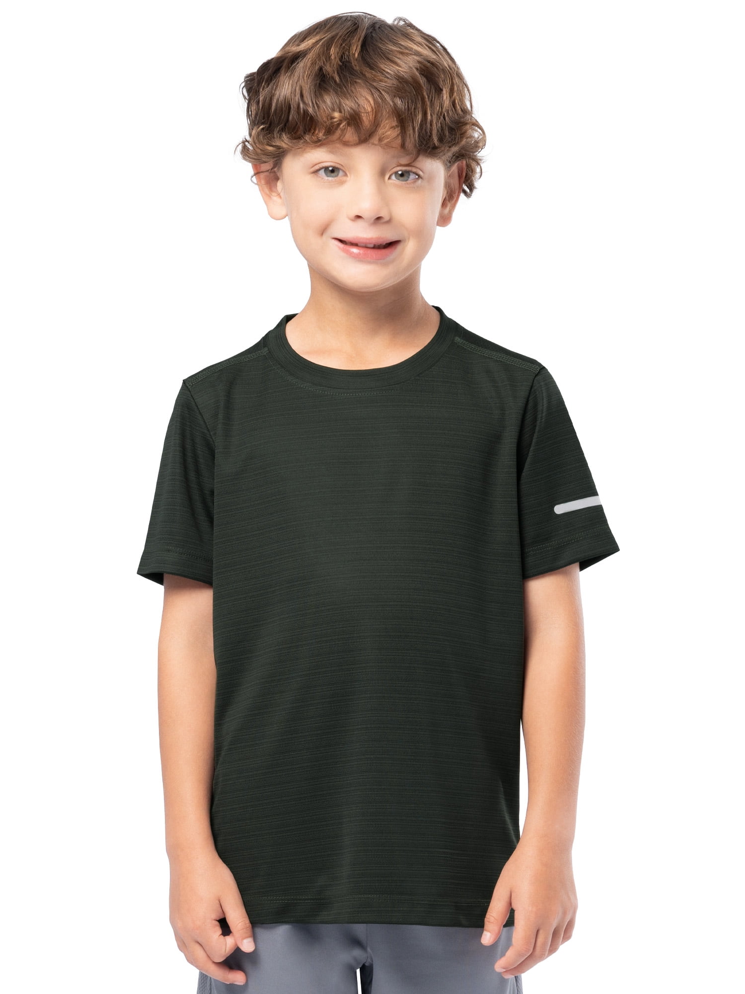 Athletic Works Boy's Active Short Sleeve T-shirt 2-Pack, Sizes 4/5-18