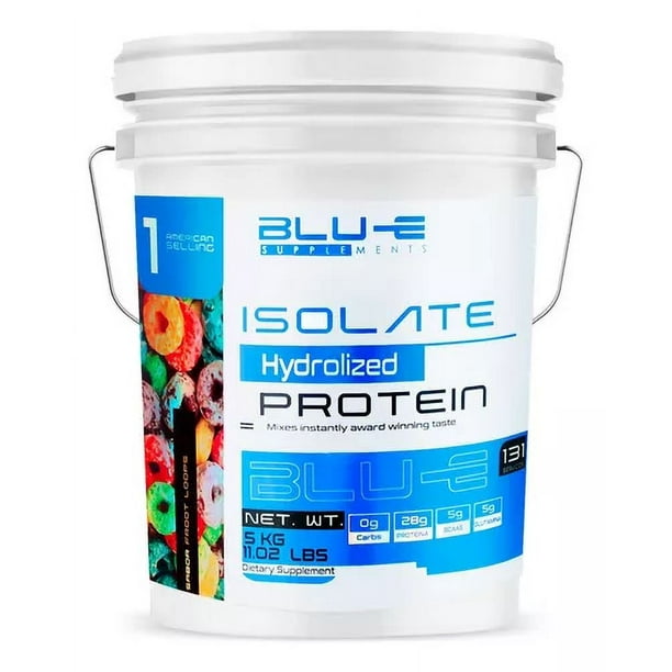 Proteína Whey Hidrolizada Isolate Blu-e De 5Kg Para 131 Servicios Sabor Frootloops