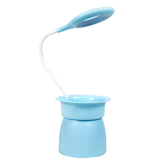 Maceta Inteligente Luz de Planta de Espectro Completo Suculentas USB Plantas de Escritorio Luces de Crecimiento-Azul Cielo 7 W (Tamaño del Paquete 12 * 12 * 21 cm)