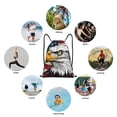 thumbnail image 7 of Japuie American Bald Eagle Print Drawstring Backpack,Drawstring Bags, Draw String Back Bag,Sport Gym Bag for Sports, Gym, Travel, Swimming, Beach -Small, 7 of 7