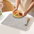 thumbnail image 1 of XWSHYW Aparatos de Utensilios de Cocina. Camino de Mesa Moderno y Hermoso, Manteles Individuales de Cuero, Esteras Aislantes Del Calor para El Hogar de Estilo Occidental de Doble Cara., 1 of 6