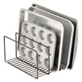 thumbnail image 6 of mDesign Steel Cookware Storage Organizer Rack for Kitchen - 2 Pack - Bronze, 6 of 8