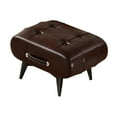 thumbnail image 1 of DOLITY Foot Stool Comfortable Shoe Changing Stool for Apartment Bedside Living Room Brown, 1 of 9