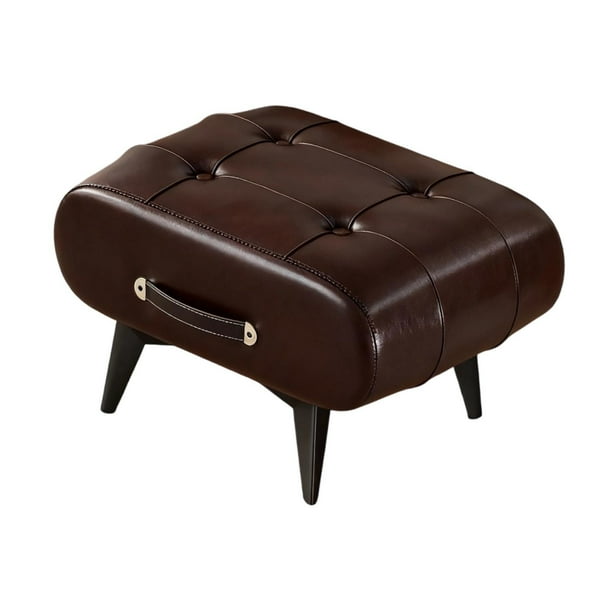 Taburete para cambiar zapatos, mueble estable, creativo, decorativo y portátil. Marrón