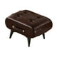 thumbnail image 1 of Taburete para cambiar zapatos, mueble estable, creativo, decorativo y portátil. Marrón, 1 of 9