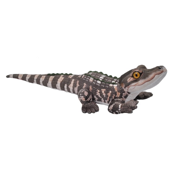 Wild Republic Living Stream Baby Alligator 12 Inches, Gift for Kids, Plush Toy, Great Novelty Gift for Fishermen and Sportsmen