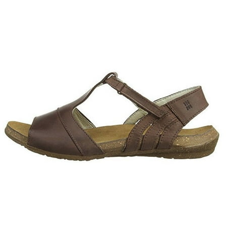 El Naturalista Women's N448 Slingback Open Toe Sandal Brown Leather 36 EU / 6 US