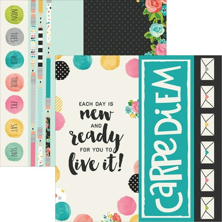 UPC 812247026664 product image for Carpe Diem Double-Sided Elements Cardstock 12