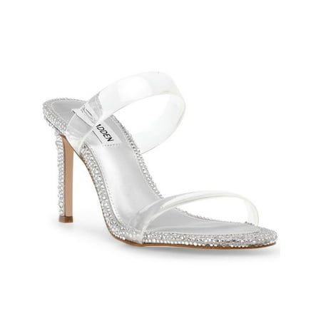 

Steve Madden Womens Just Rhinstones Slip On Heels