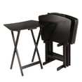 thumbnail image 1 of Anila Juego de 5 piezas con forma de abanico, mesa de aperitivos, acabado de café(23594) Winsome Trading Inc 23594, 1 of 2
