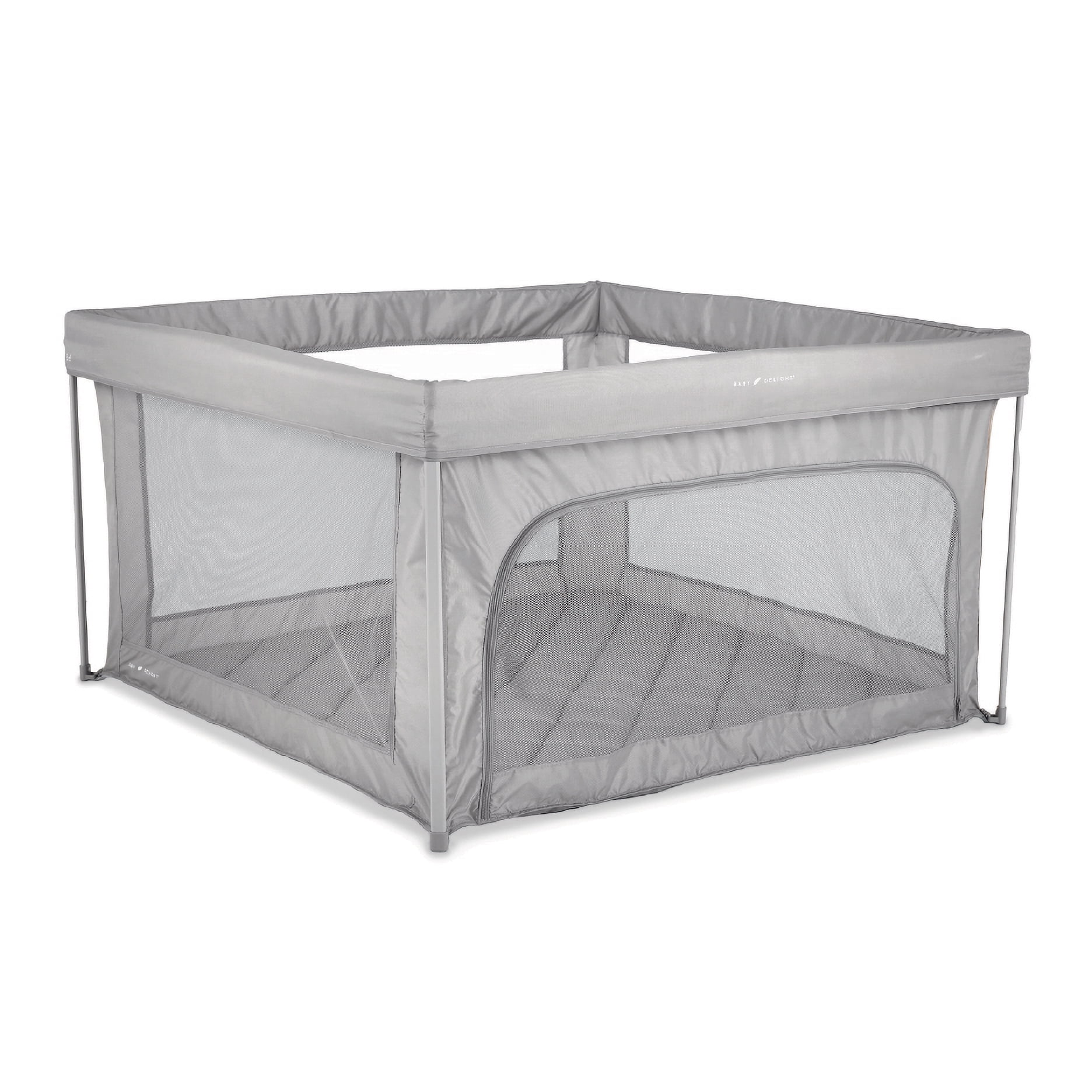 Baby Delight Playport Portable Playard, Spacious, Breathable & Travel Ready, Grey