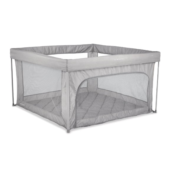 Baby Delight Playport Portable Playard, Spacious, Breathable & Travel Ready, Grey