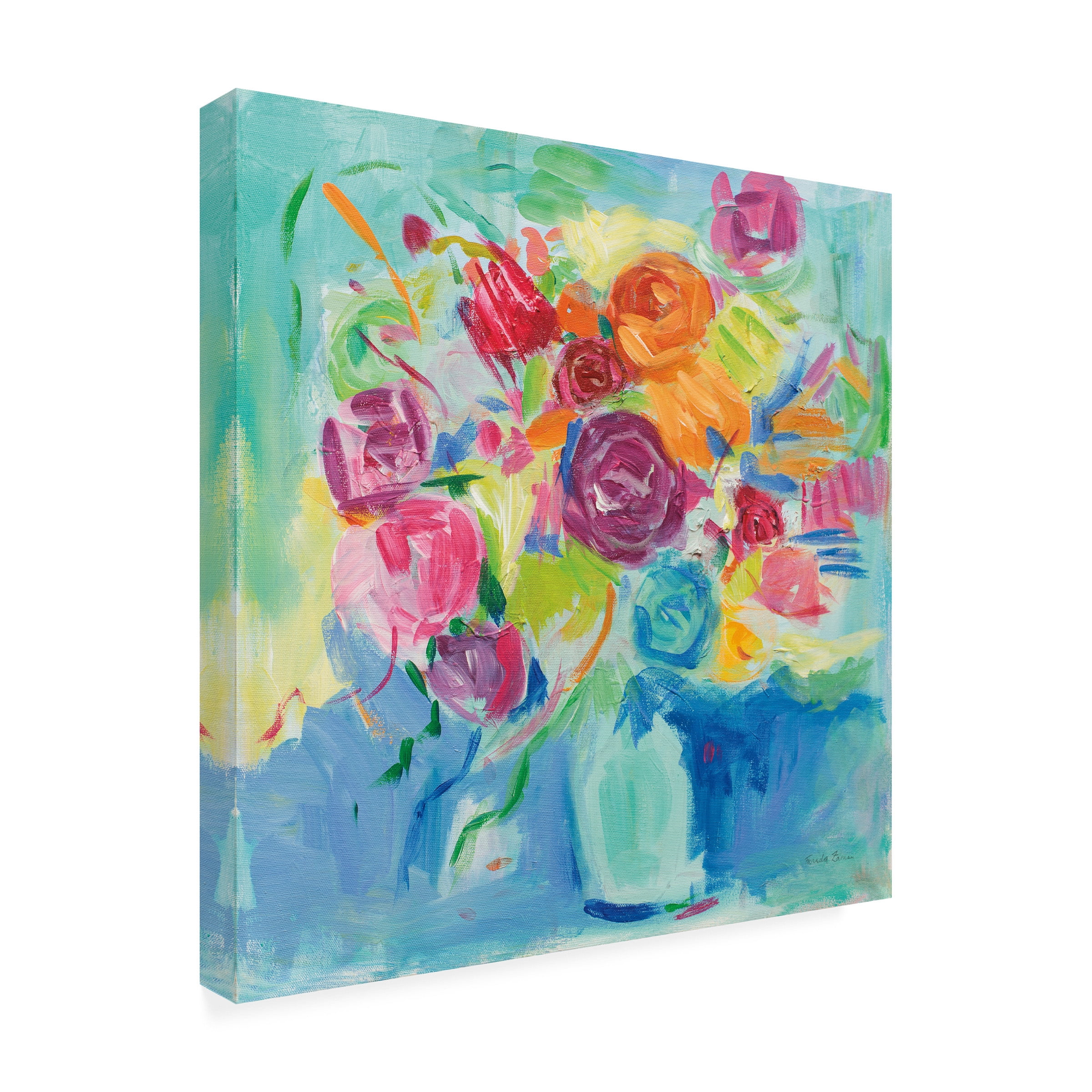 Farida Zaman 'Matisse Florals' Canvas Art