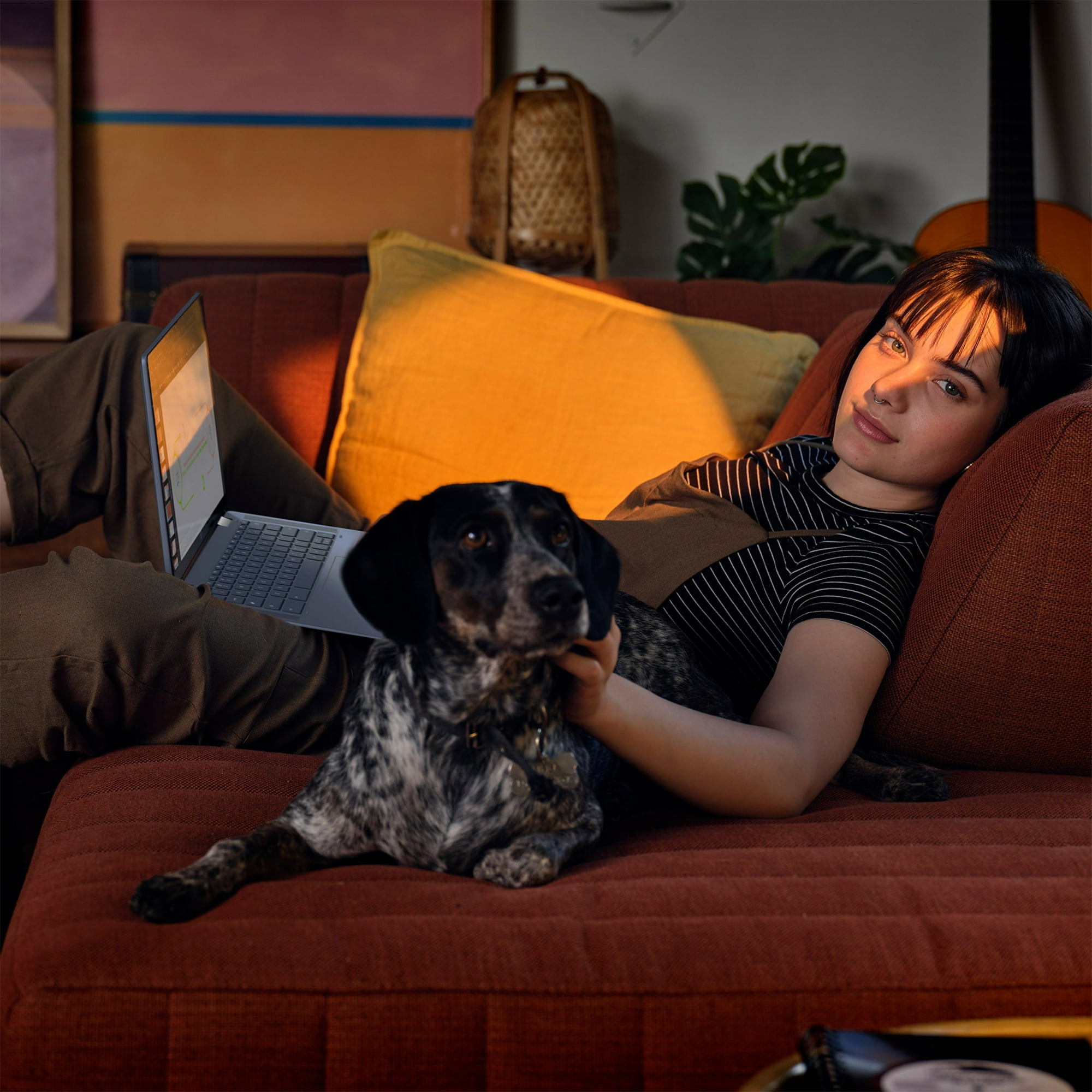 HP Chromebook x360 14b-cd 14" FHD 2-in-1 Touchscreen Intel N100 1.0GHz 4GB RAM 64GB SSD Chrome OS, Sky Blue