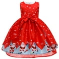 thumbnail image 1 of GDREDA Robes Filles Danse Noël Robe Enfant Fête Enfants Robe de Concours Tenue des Fêtes pour Petites Filles, 1 of 3