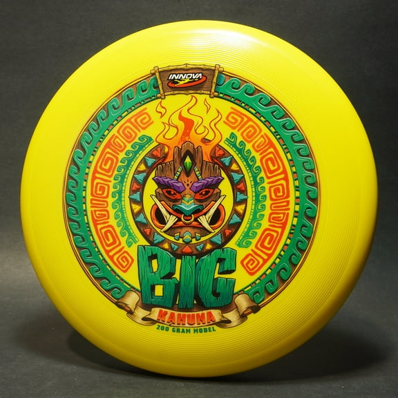 Innova Big Kahuna INNmold Full Color Heavyweight Flying Disc Yellow
