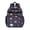 Basketball and Lightning, variant on Basketball and Hoop Wooden Pattern Backpack for School, Cute School Bag with Adjustable Shoulder Straps and Padded Back, 15.25"x11.5"x5.25"