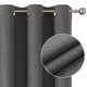 thumbnail image 2 of Cortinas Joydeco 2 Paneles Gris Oscuro 132x274 cm 100% Opacas, 2 of 8