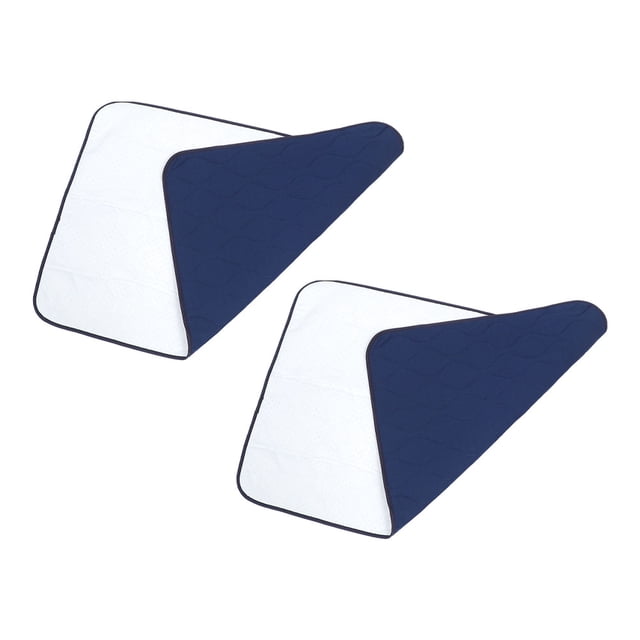 LOLIPPYY 2Pcs Incontinence Urinary Pads Cloth Dark Blue Anti-slip for Night Use for Women