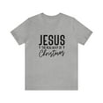 thumbnail image 2 of Unisex Jersey Short Sleeve Jesus The Real MVP of Christmas T-Shirt, 2 of 10