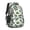 Tractor and Harvesters, variant on Tractor and Trailers White Pattern Backpack for School, Cute School Bag with Adjustable Shoulder Straps and Padded Back, 16.9"x12.6"x5.9"