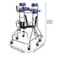 thumbnail image 4 of Seipola Adult Walker, Standing Walker for Seniors, Hemiplegia Rehabilitation Standing Frame, Walker Aid for The Disabled, Walking Assistance Devices, Anti Recline, 4 of 8