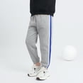 thumbnail image 6 of CONZONE Boys Baggy Sweatpants Wide Leg Sweat Pants for Child Elastic Waist Drawstring Back To School Fall Winter Athletic Jogger Pants with Pockets, 6 of 9
