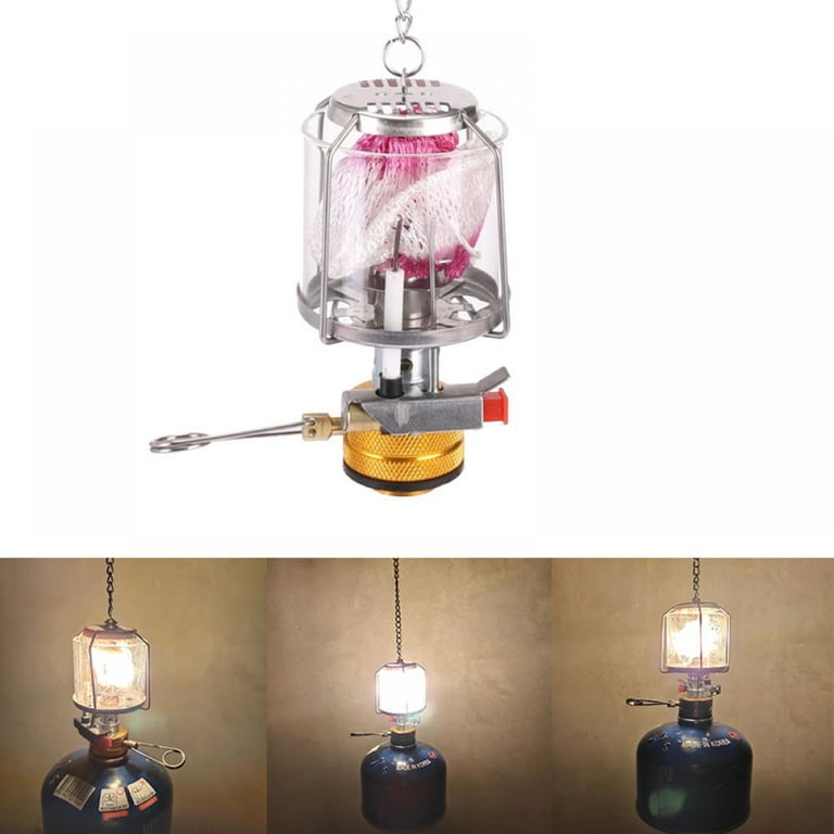 1x Gas Lantern Hiking Fuel Lamp Outdoor Light Picnic Backpacking