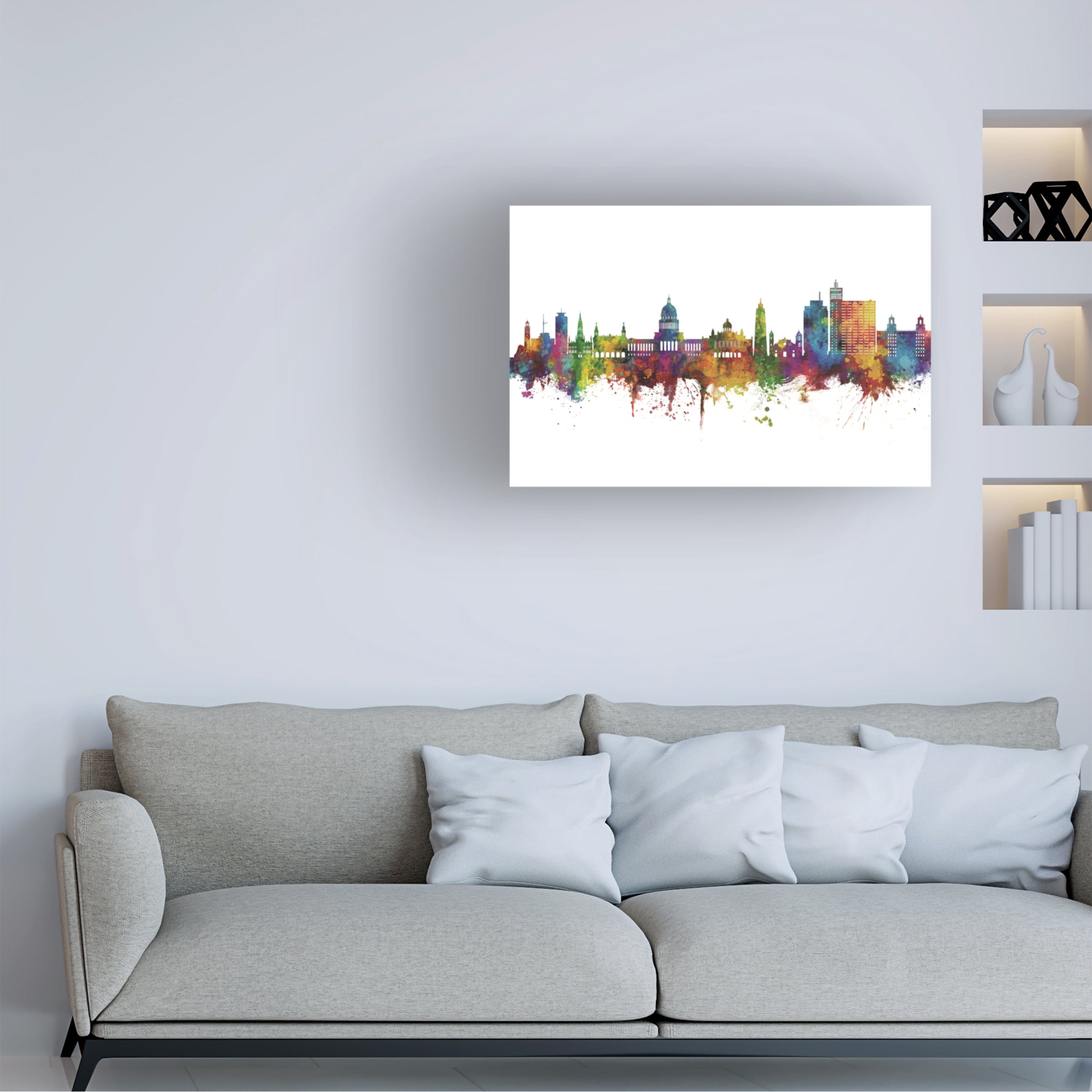 Michael Tompsett 'Havana Cuba Skyline' Canvas Art