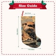 thumbnail image 3 of Lsque 18 Inches Playful Otter Tropical Beach Pattern Christmas Stockings Hanging Ornaments,Knitted Xmas Fireplace Hanging Stocking,Holiday Decoration, 3 of 7