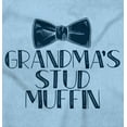 thumbnail image 2 of Grandma's Stud Muffin Cute Bow Tie Bodysuit Jumper Boys Infant Baby Brisco Brands NB, 2 of 6