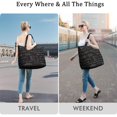 thumbnail image 2 of Travel Tote Bag with Scientific Knowledge Engineering Artwork Large Capacity Weekender Bag with Adjustable Strap, Perfect for Study, Business, Gym Use, 2 of 5